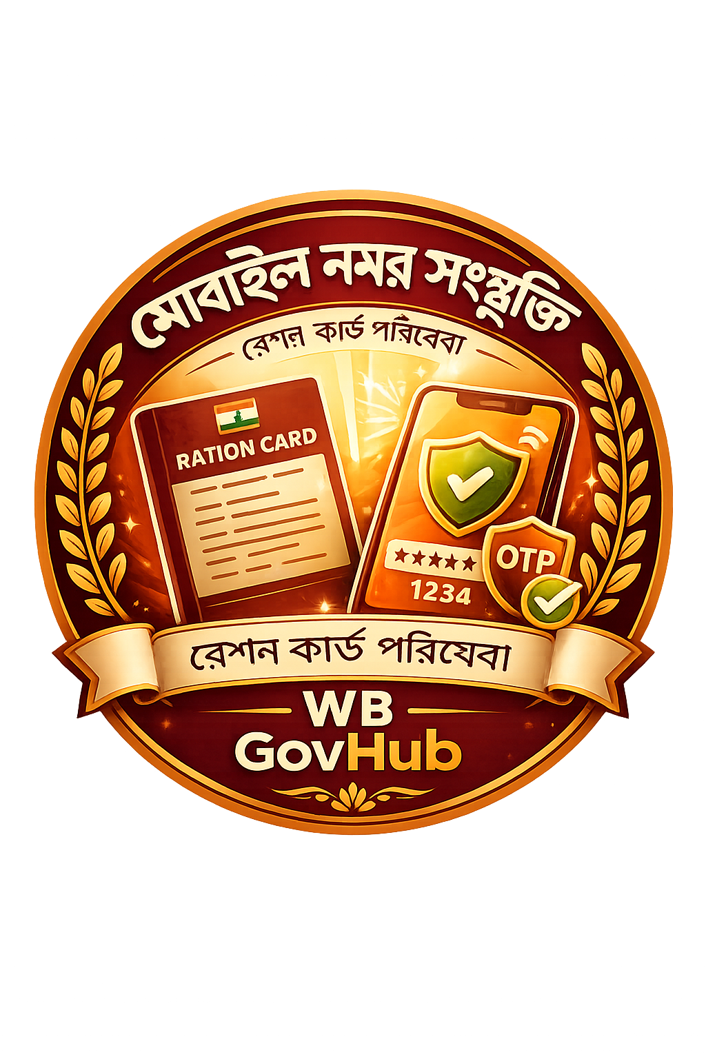 রেশন কার্ডে মোবাইল নম্বর সংযুক্ত করুন (Mobile Number Link in Ration Card)